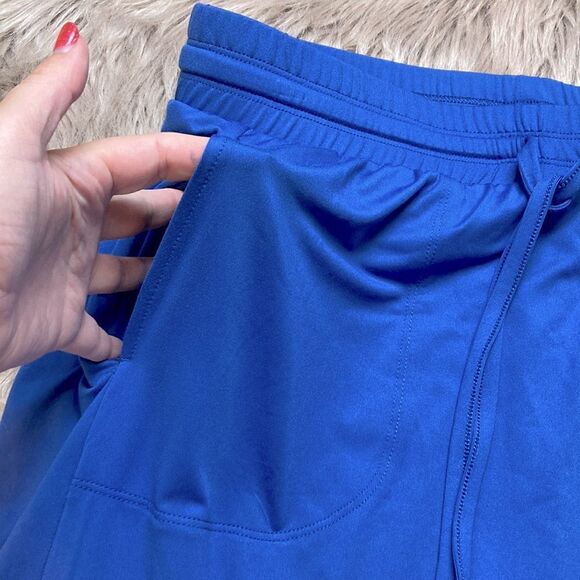 Zuda Z Cool Jersey Skort Pull-on w/ Drawstring and Pockets- Active blue - Picture 6 of 10